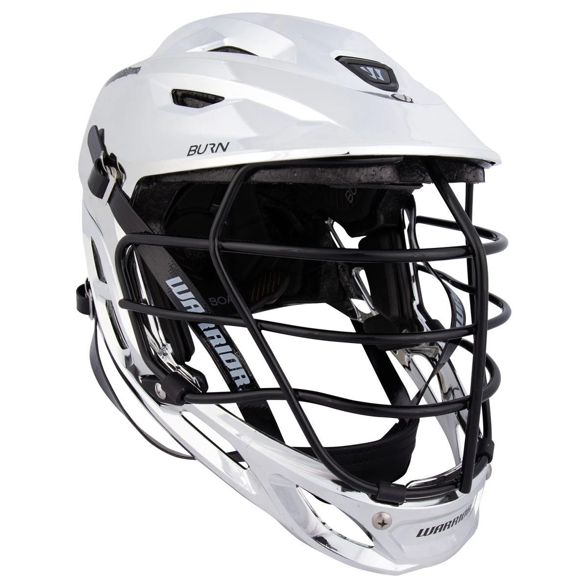 Warrior Burn Chrome Lacrosse Helmet - Image 7