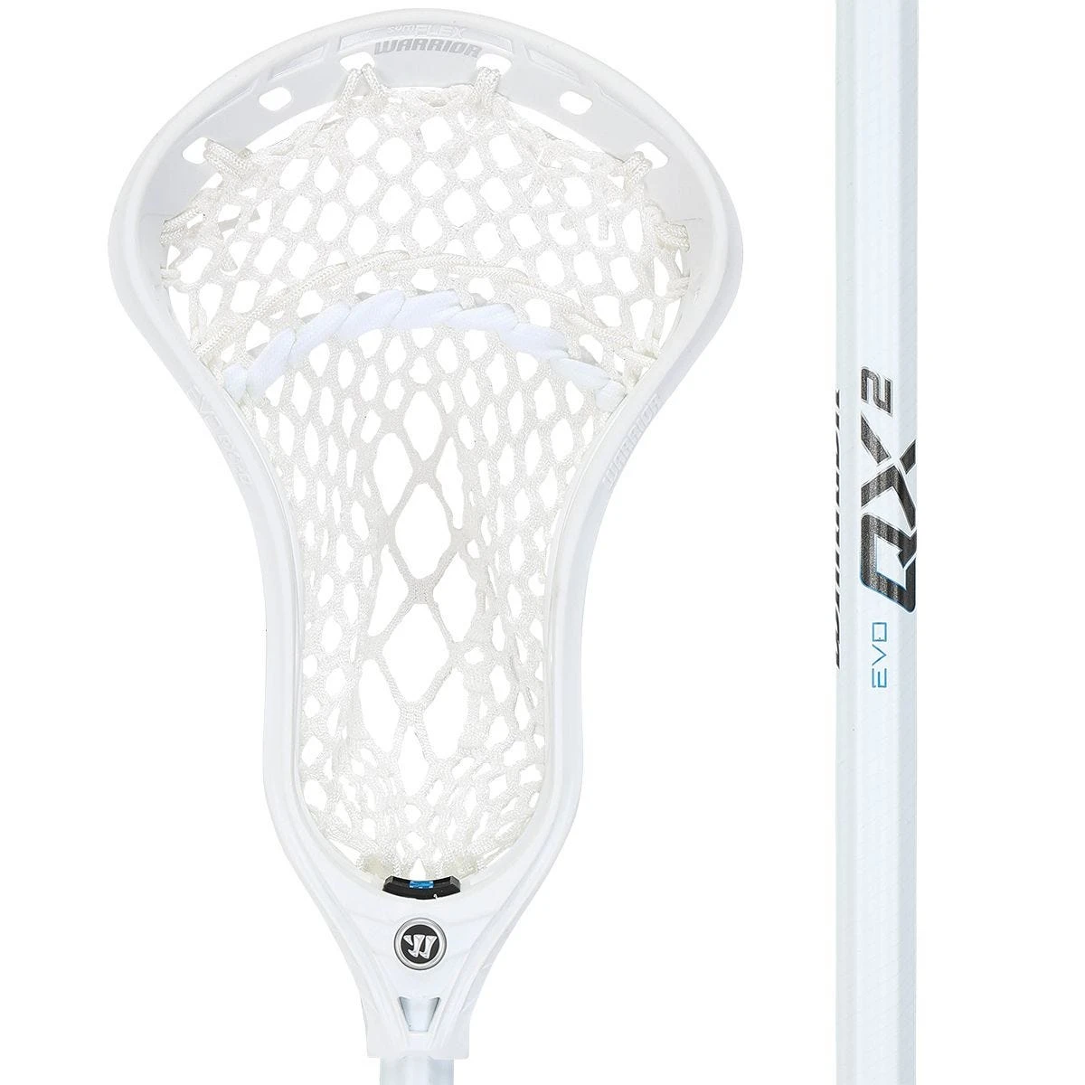 Warrior Evo QX2-O Iso Mesh Strung Complete Attack Lacrosse Stick - Image 6