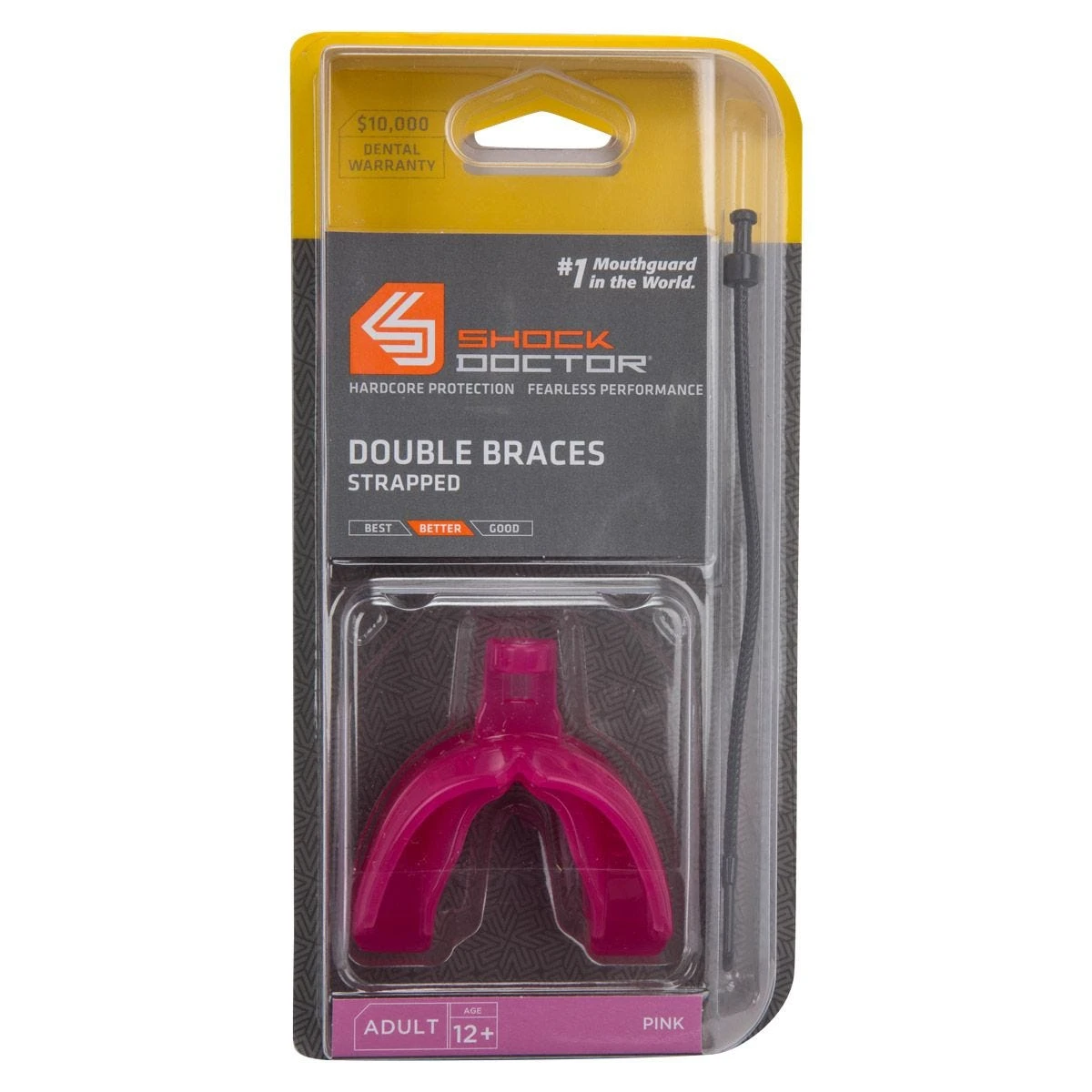 Shock Doctor Double Braces W/Strap Mouthguard - Image 6