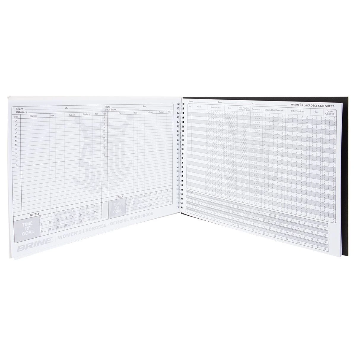 Brine Official Women's Lacrosse Scorebook - '18 Model - Image 3