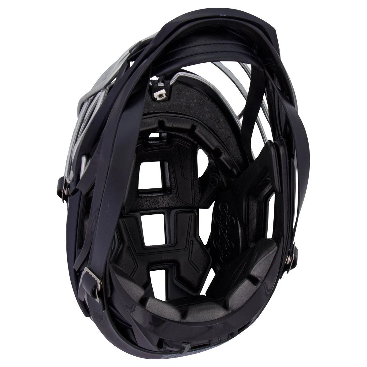 Cascade S Youth Black Helmet Chrome Cage - Image 6