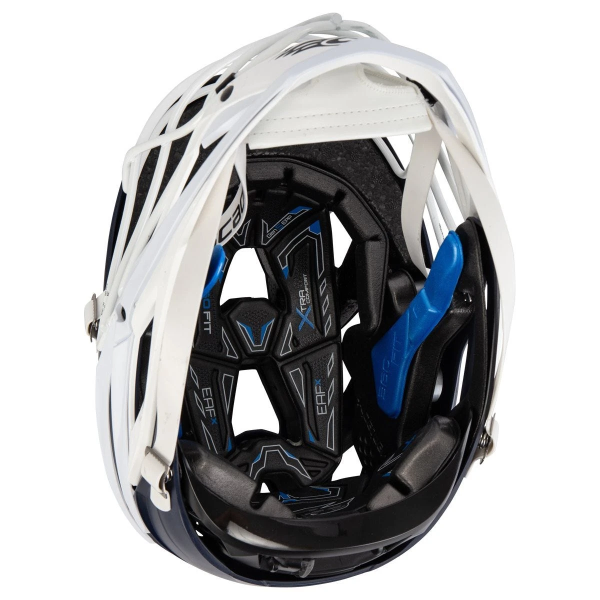 Cascade XRS Matte Navy Helmet Pearl White Cage - Image 5