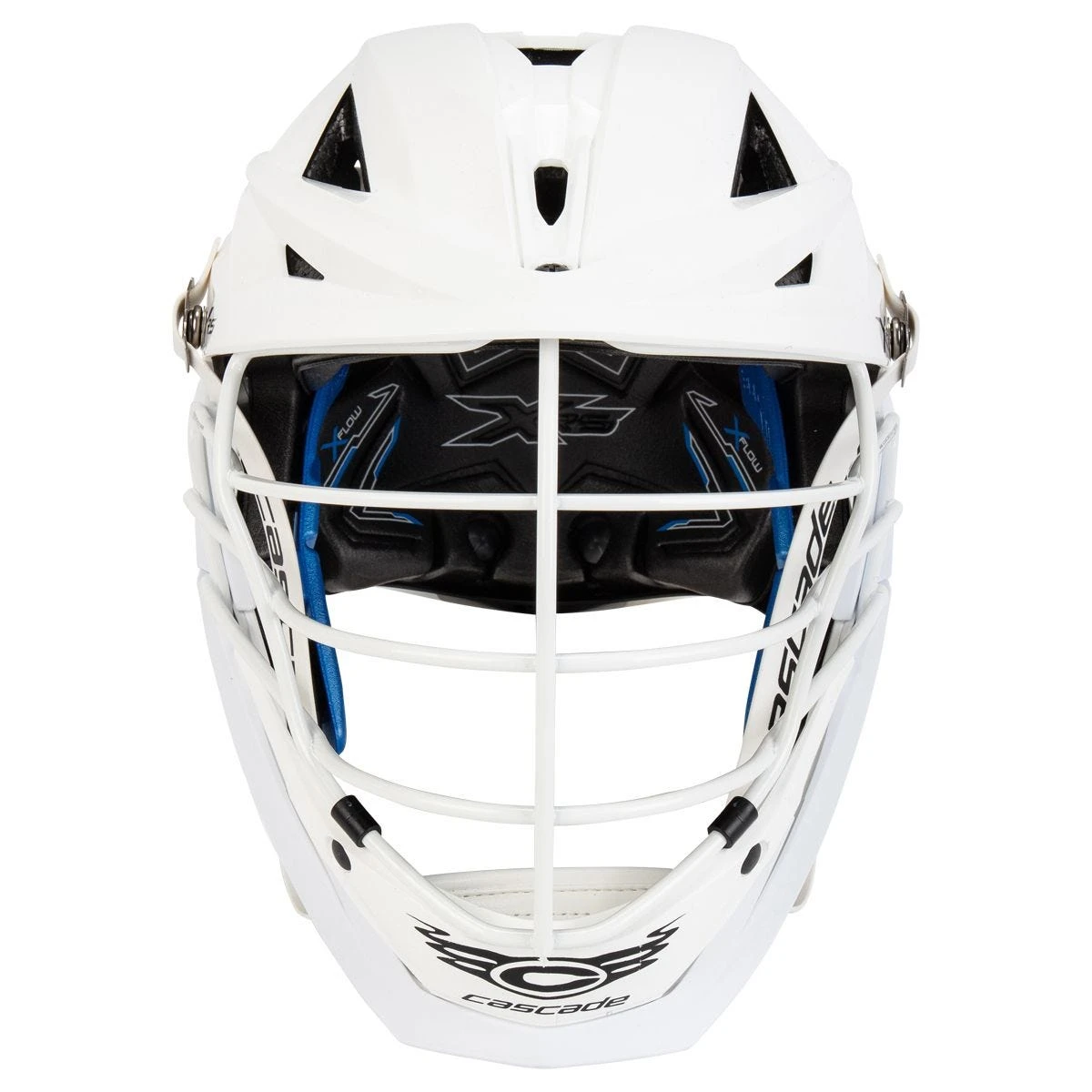 Cascade XRS White Helmet Pearl White Cage - Image 3