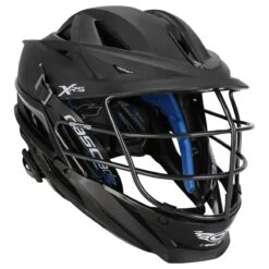 Cascade XRS Youth Matte Black Lacrosse Helmet Black Cage