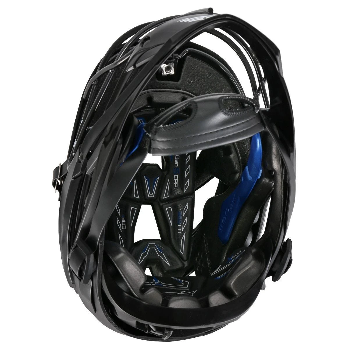 Cascade XRS Youth Matte Black Lacrosse Helmet Black Cage - Image 5
