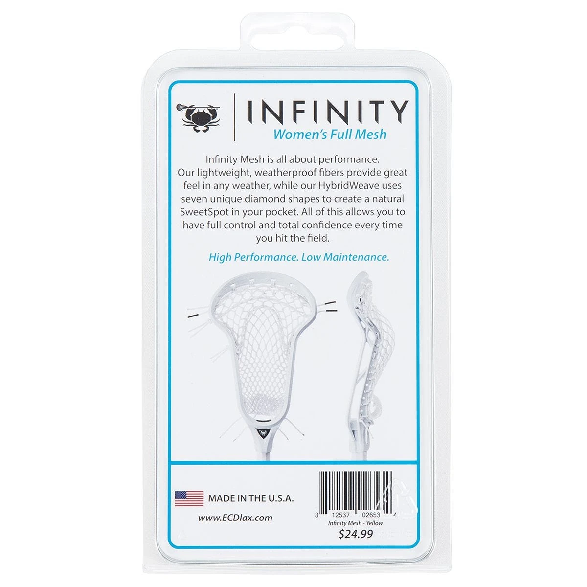 ECD Lacrosse Infinity Women's Mesh - Image 2