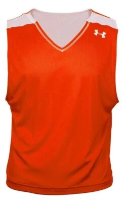 Under Armour Lacrosse Practice Jersey - Dark Orange/White