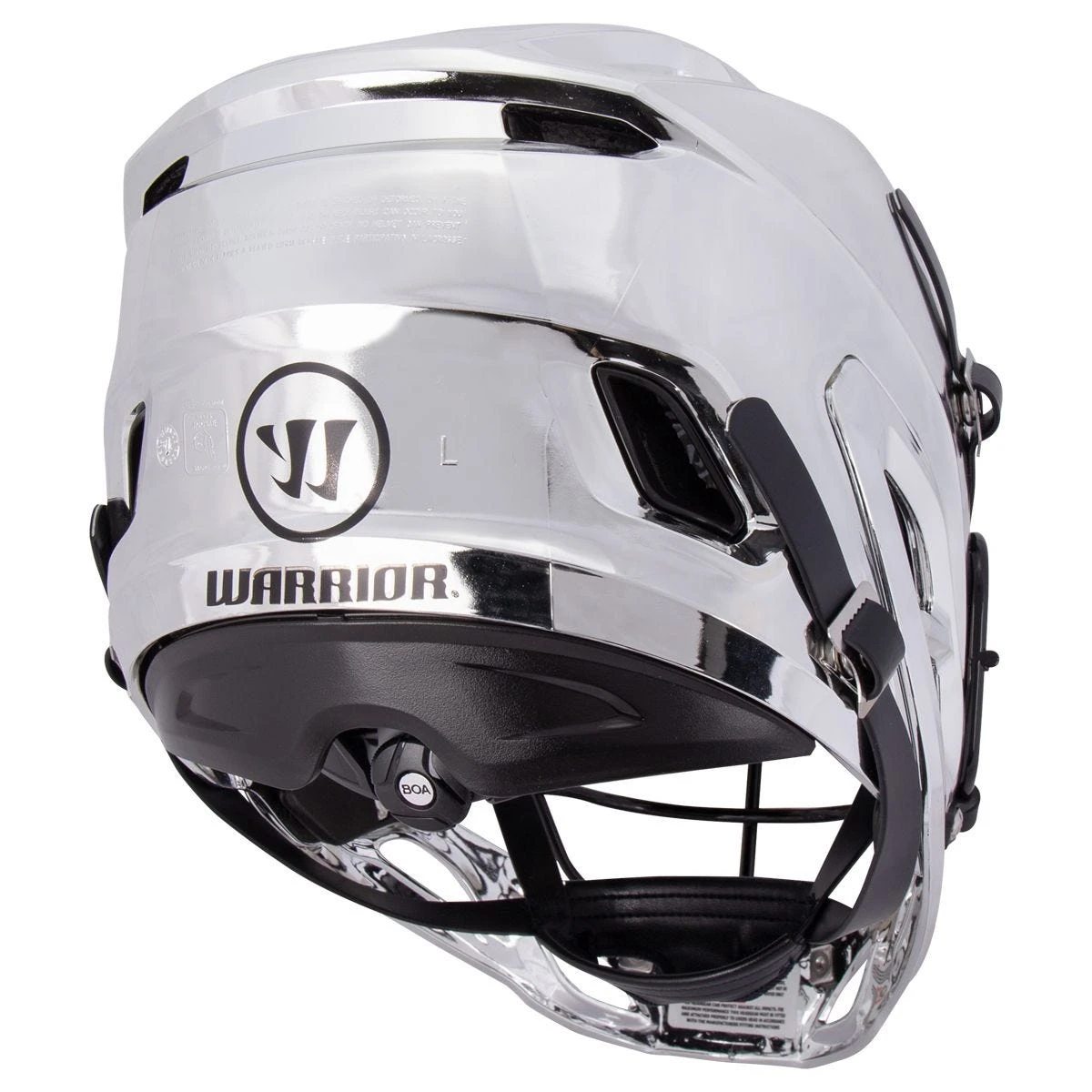 Warrior Burn Chrome Lacrosse Helmet - Image 4