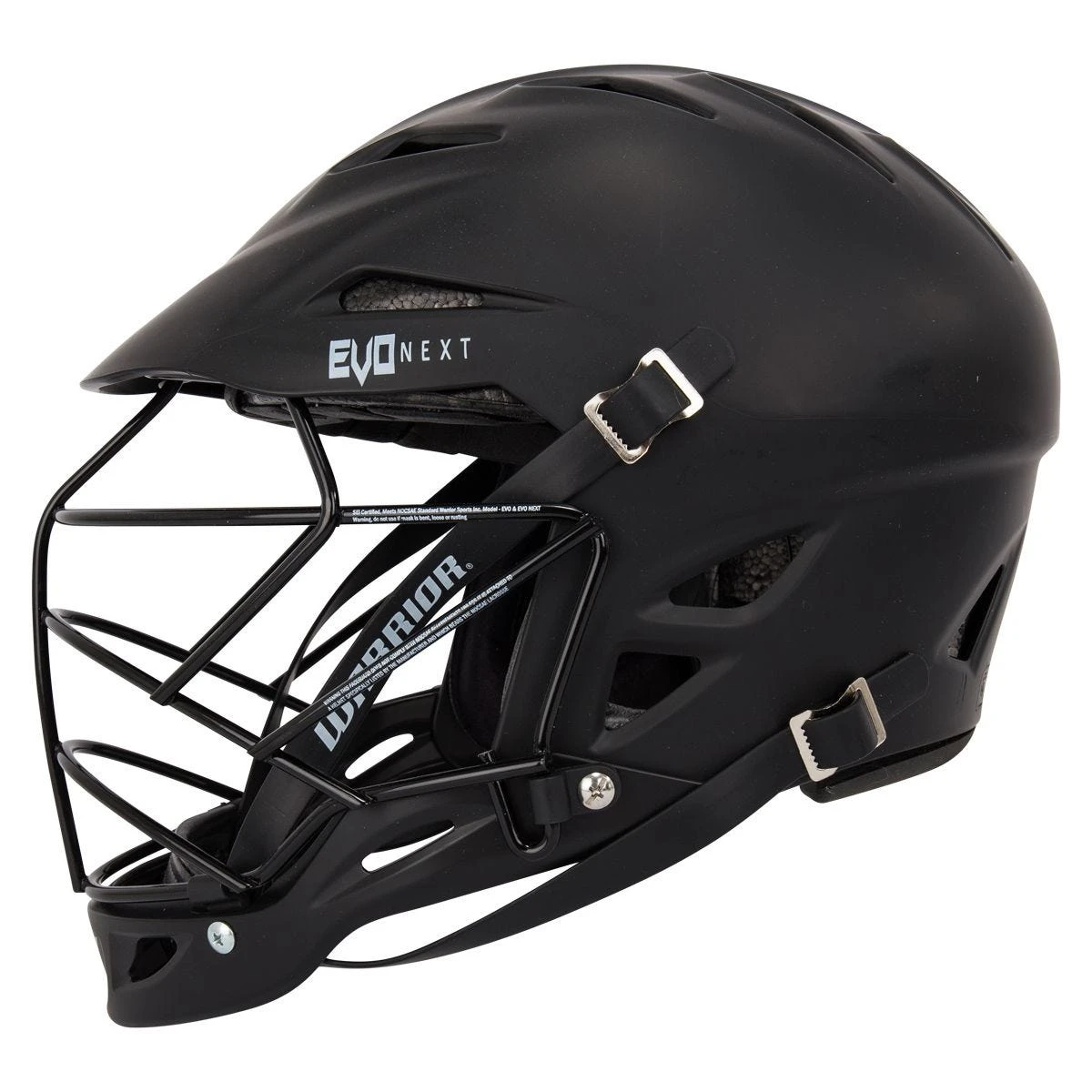 Warrior Evo Next Matte Youth Lacrosse Helmet - Image 2