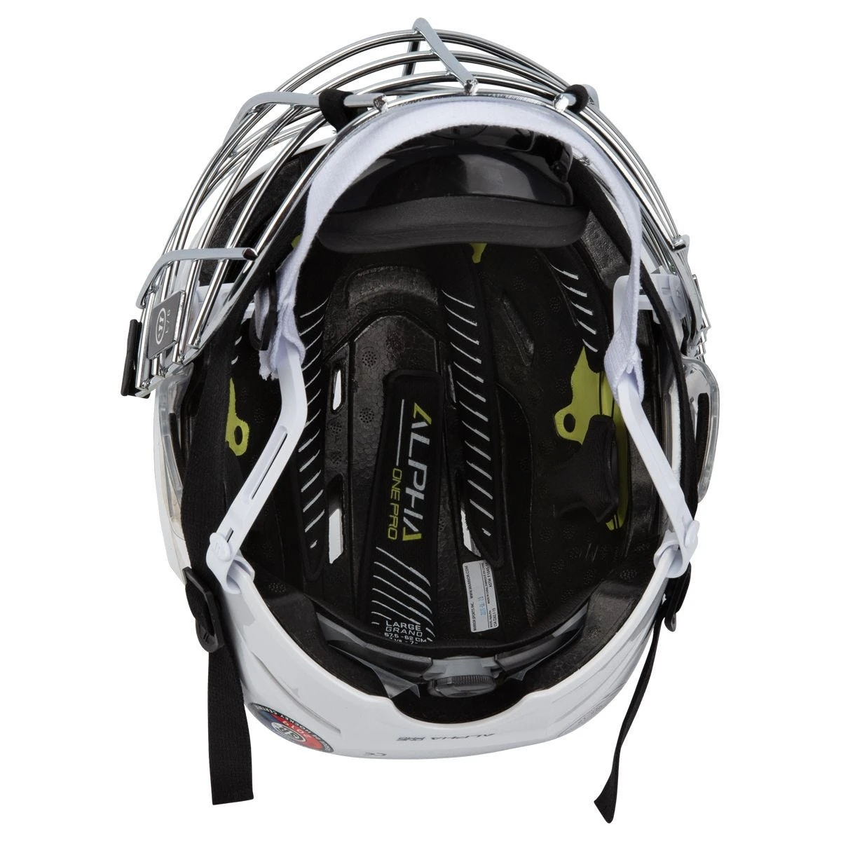 Warrior Fatboy Alpha Pro Box Lacrosse Helmet - Image 5