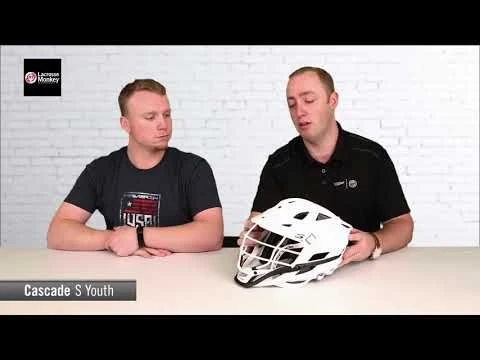 Cascade S Youth Black Helmet Chrome Cage - Image 8